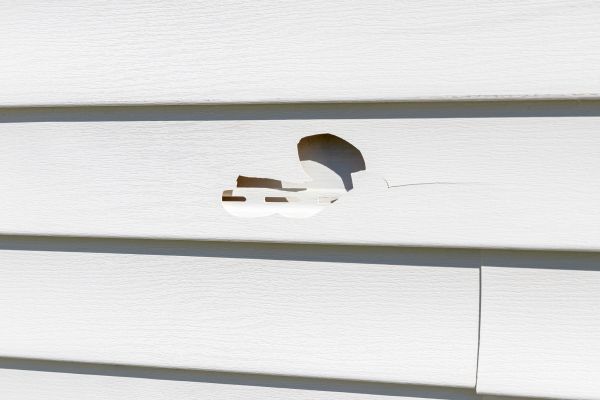 Cost of White Vinyl Siding Repair in Dallas